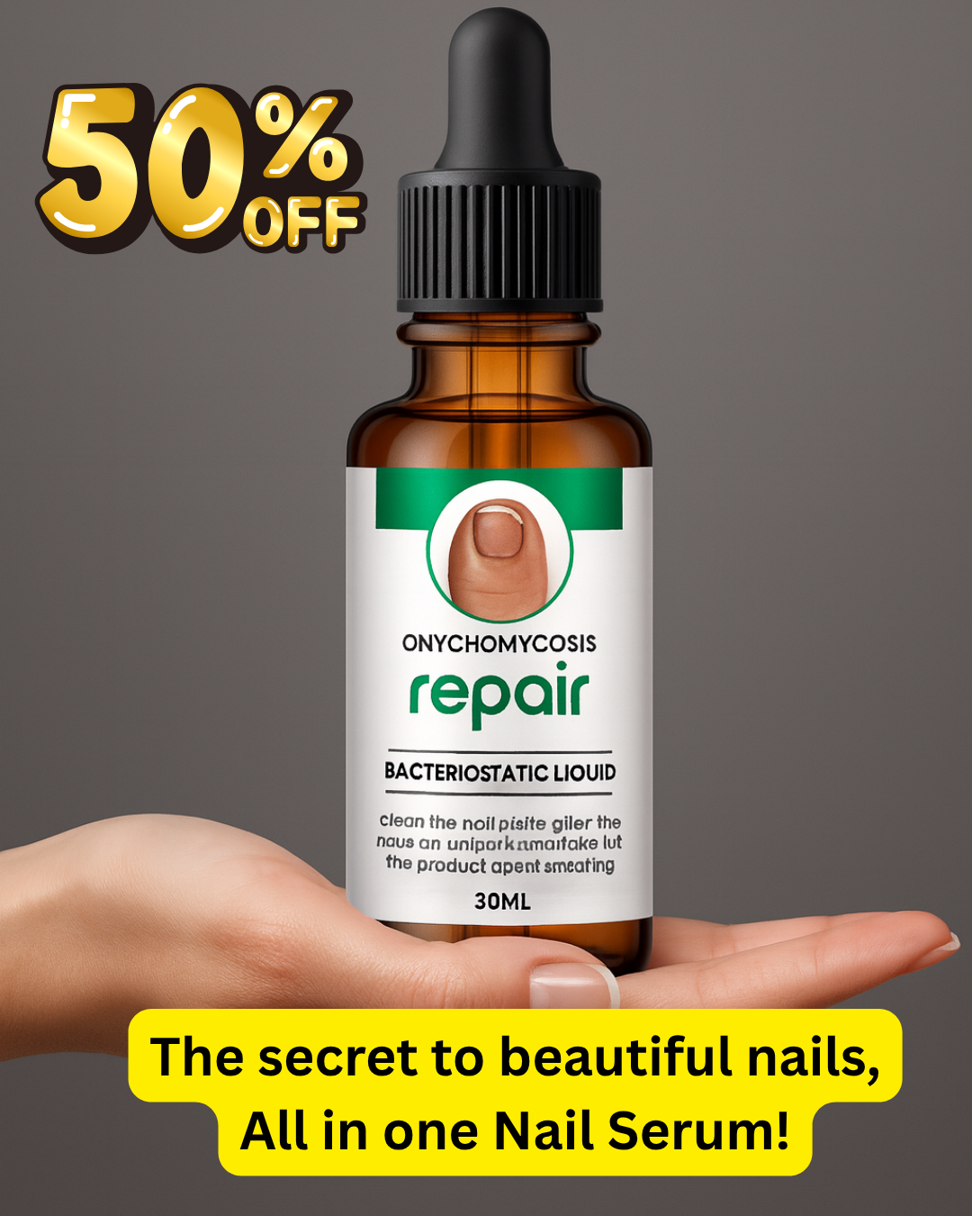 Nail Serum for long, healthy & fungus free nails