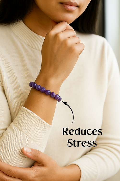 Amethyst Healing Bracelet – For Calm, Clarity & Energy Balance