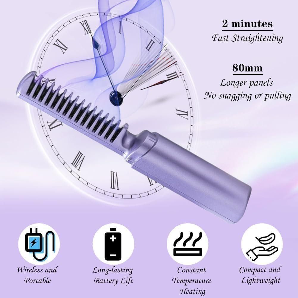 Portable hair straightner