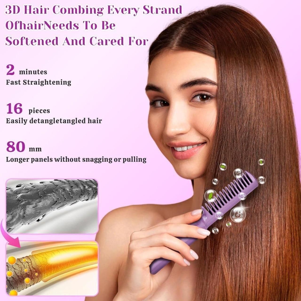 Portable hair straightner