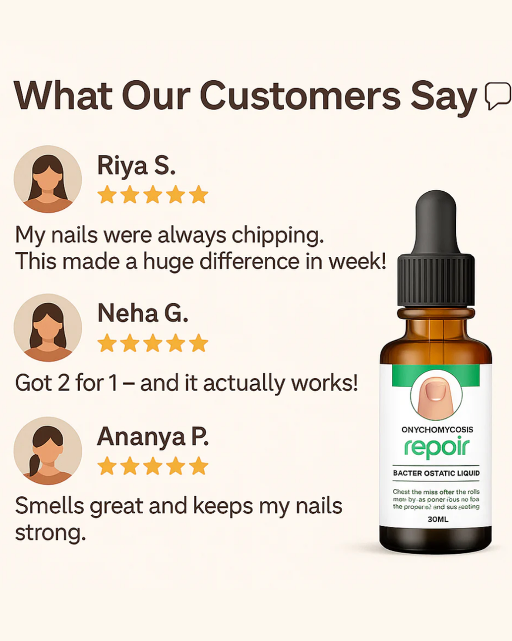 Nail Serum for long, healthy & fungus free nails