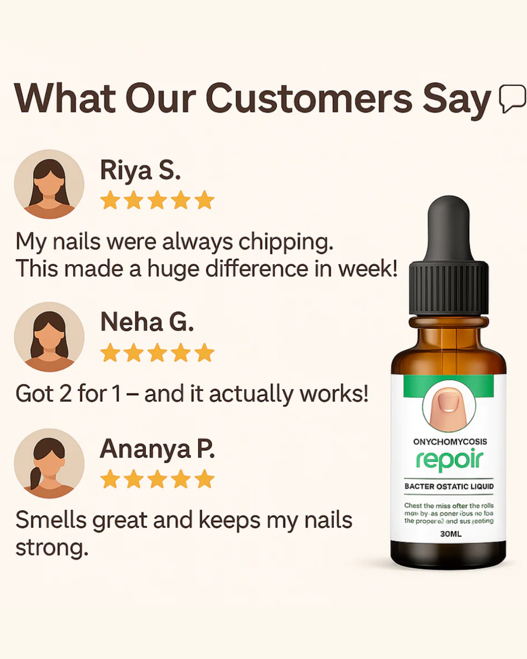 Nail Serum for long, healthy & fungus free nails