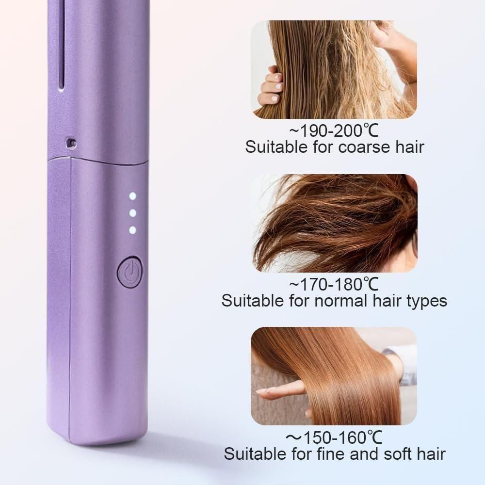 Portable hair straightner