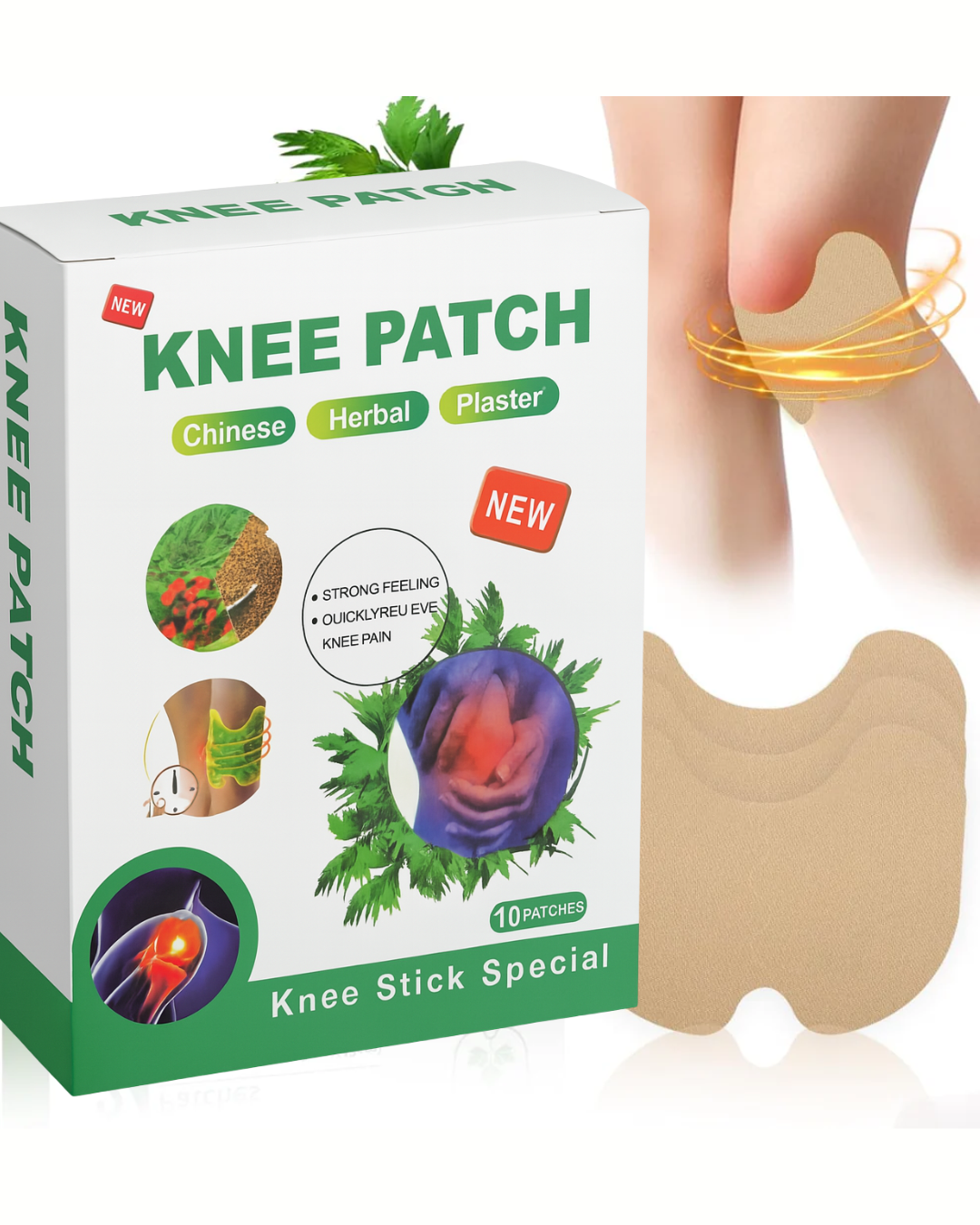 100% Ayurvedic Pain Relief Knee Patches