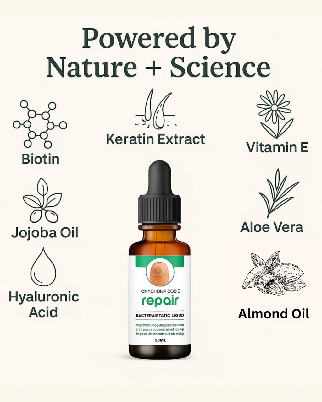 Nail Serum for long, healthy & fungus free nails