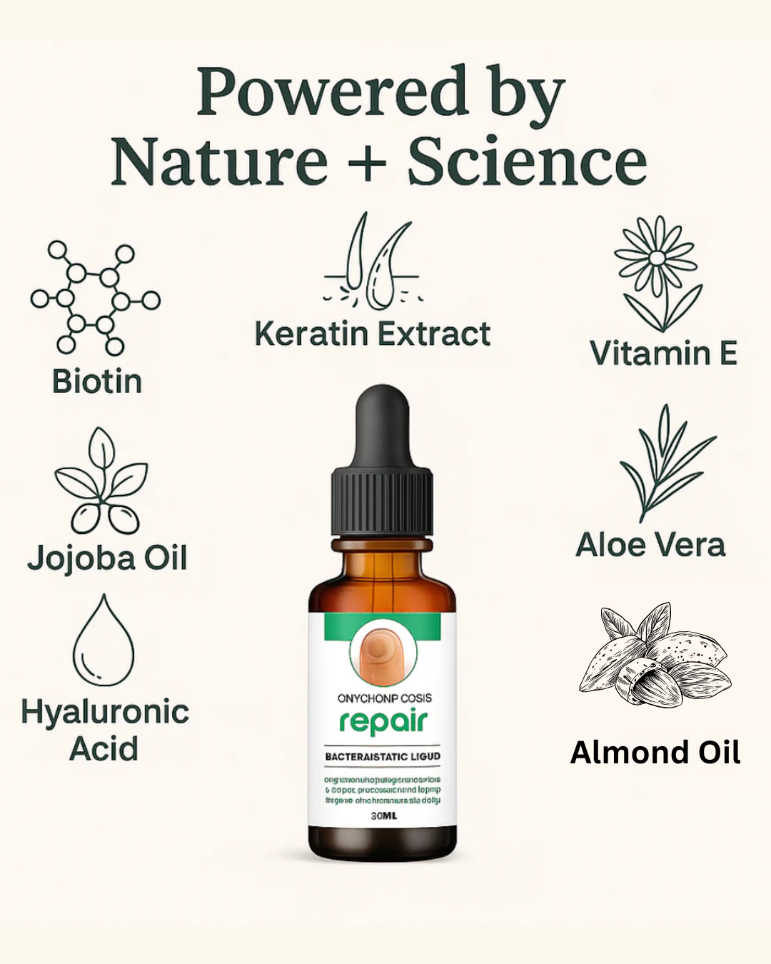 Nail Serum for long, healthy & fungus free nails